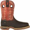 Rocky Long Range Composite Toe Waterproof Western Boot, BROWN/RED, W, Size 10 RKW0319